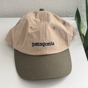 Patagonia Beige and Olive Cap